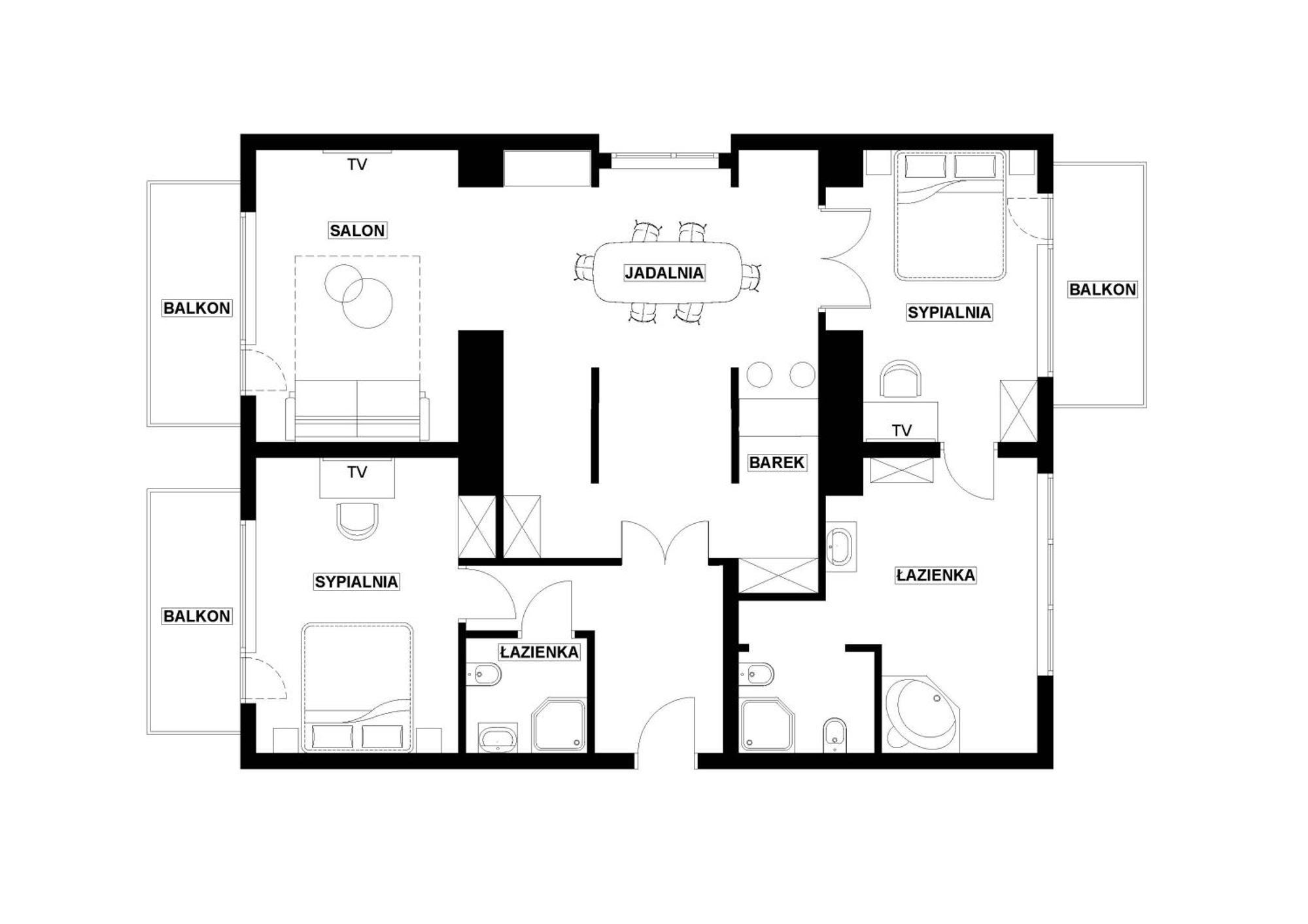 Apartament Senator 115M2 Bed & Breakfast Katowice Exterior photo